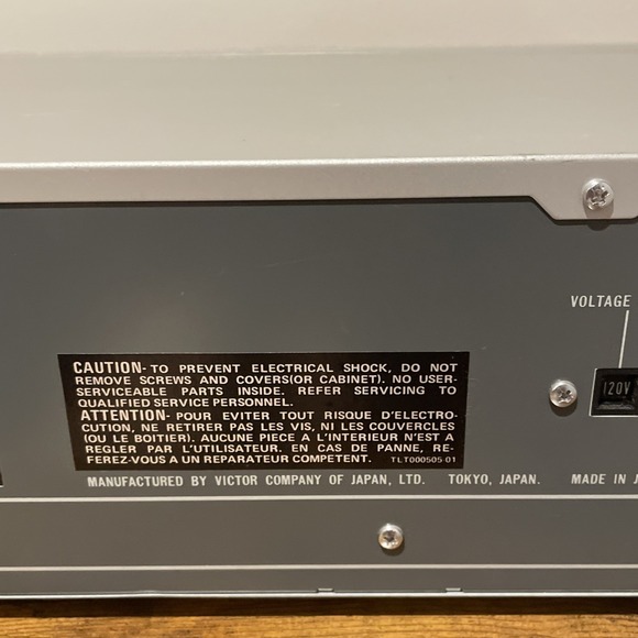 JVC KD-W5 Stereo Double Cassette Deck Tested and Working - Picture 9 of 11